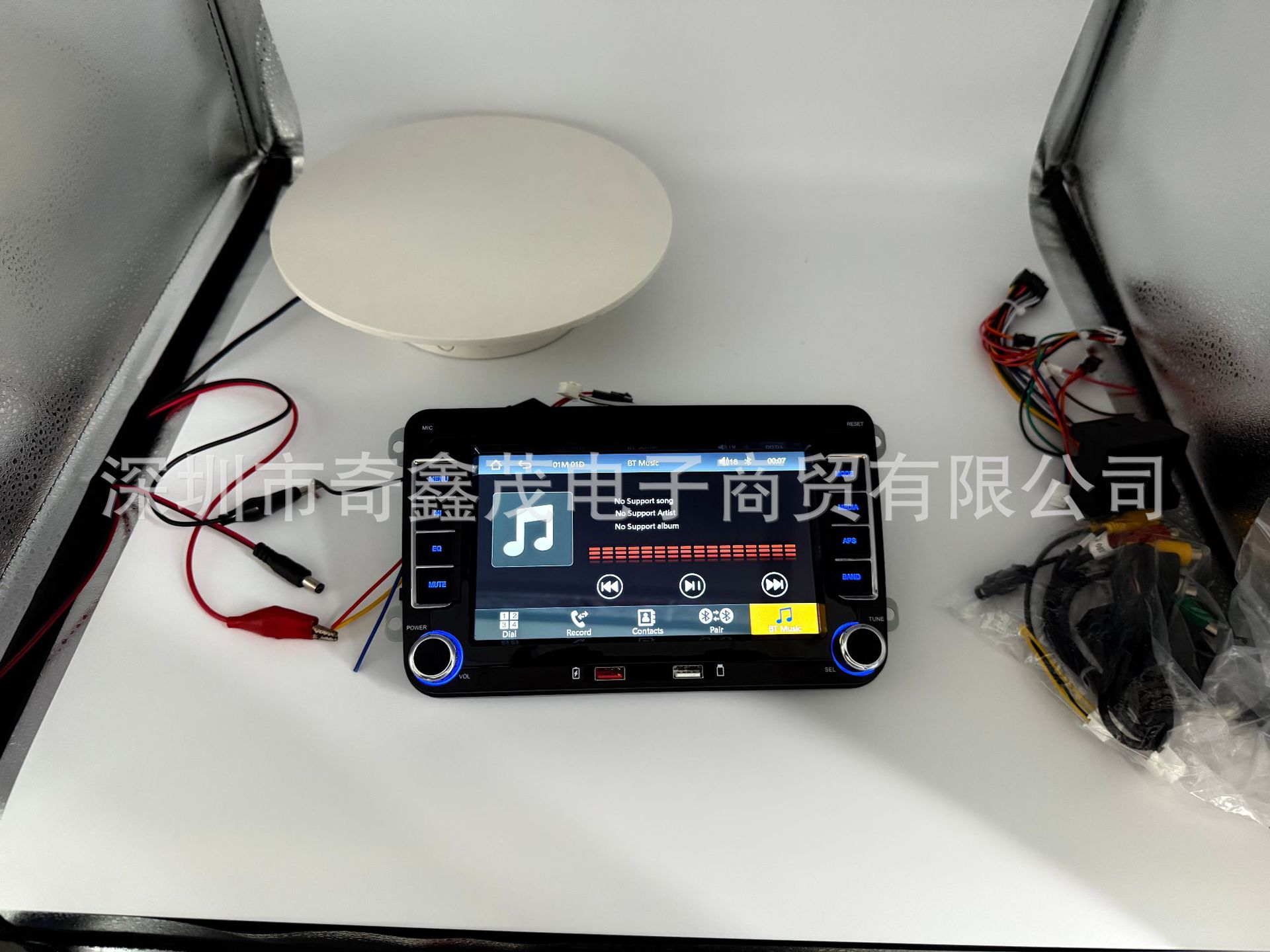 Cross-border bestseller Volkswagen 7inch wireless carplay car central control navigation HD large screen Bluetooth car MP