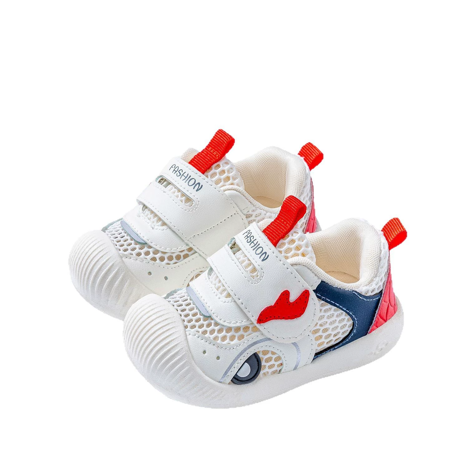 Children's non-slip wear-resistant summer footwear for early age, breathable shoes, trend of season, soft sole