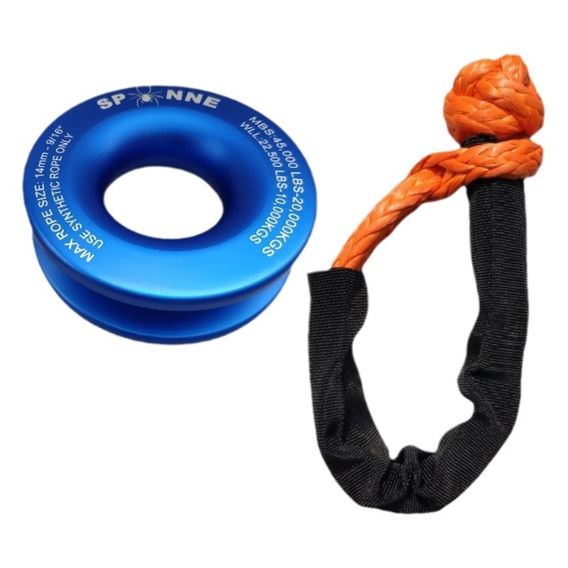 17 тонн троса от прыщей Мягкая дужка одна пара лебедки трос буксировочный крюк внедорожный Amazon