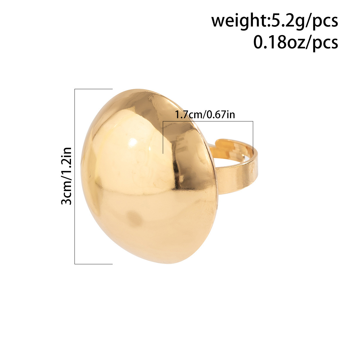 Women's Gender Elegant Geometric Flower Alloy Irregular Plating Women's Open Rings Rings
