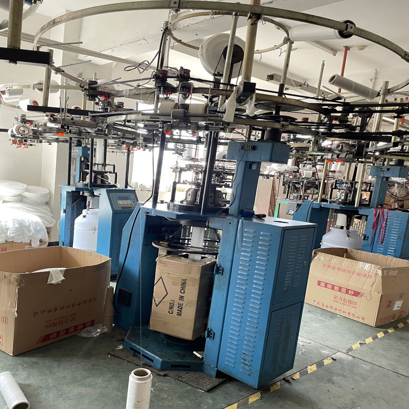 批发多色大肠发圈丸子头弹力圈头绳褶皱毛巾圈无接缝头饰针织圆机