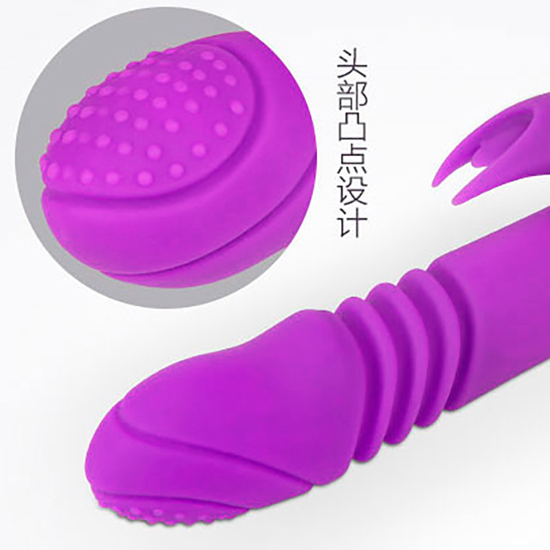 Mannuo Aile Reversible Heating Bullet Vibration Massage Toy for Women - Self Pleasing Toy with Heat Function - Single Item Dropshipping