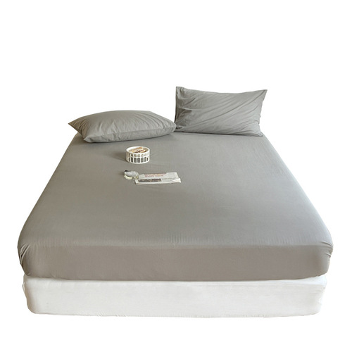 Sanded sheet, single piece, washed cotton bedspread, household Simmons dust cover, mattress protector, cross-border home textile wholesale