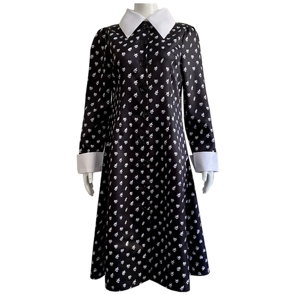 Adams small round flower color dress