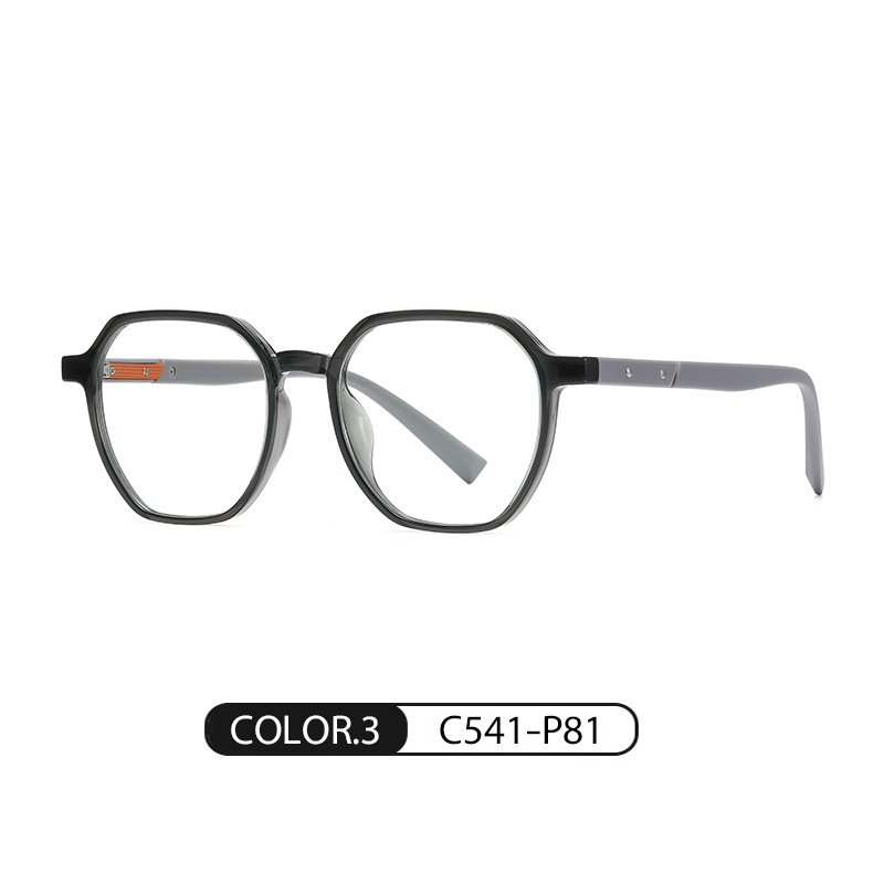 2022 Nueva miopía gafas de marco de moda de las mujeres gafas lisas TJ852 ultra-ligero TR90 multi-Frontera azul gafas de luz de los hombres