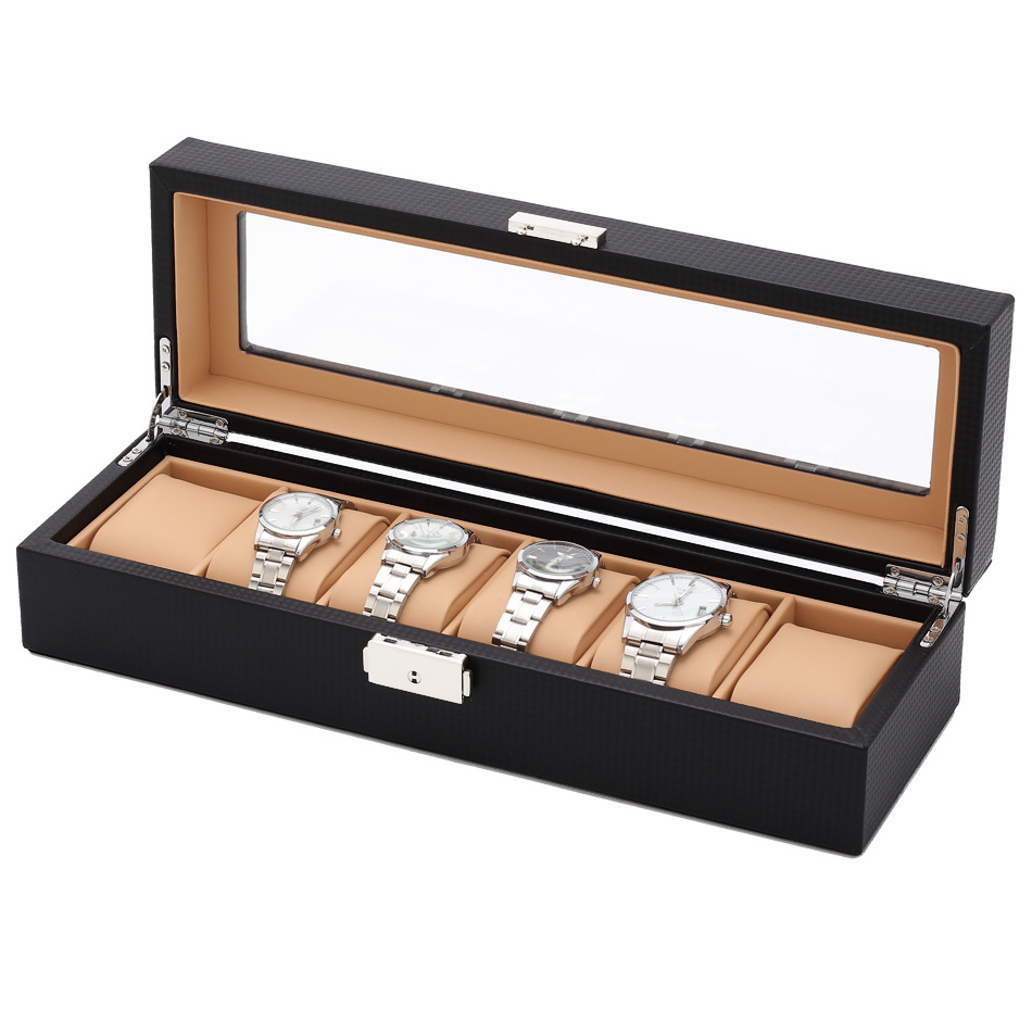 Caja Organizadora de Relojes, Joyas y Lentes de Madera para Almacenamiento y Exhibición