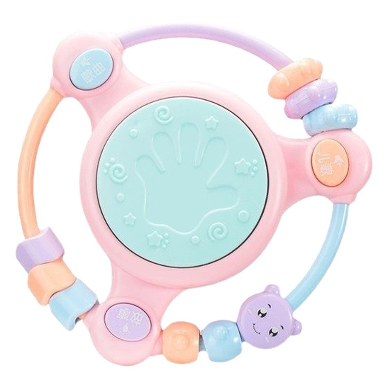 A generation of rattles grasp early education puzzle multi-functional music clap drum 0-1-3 years old baby children play