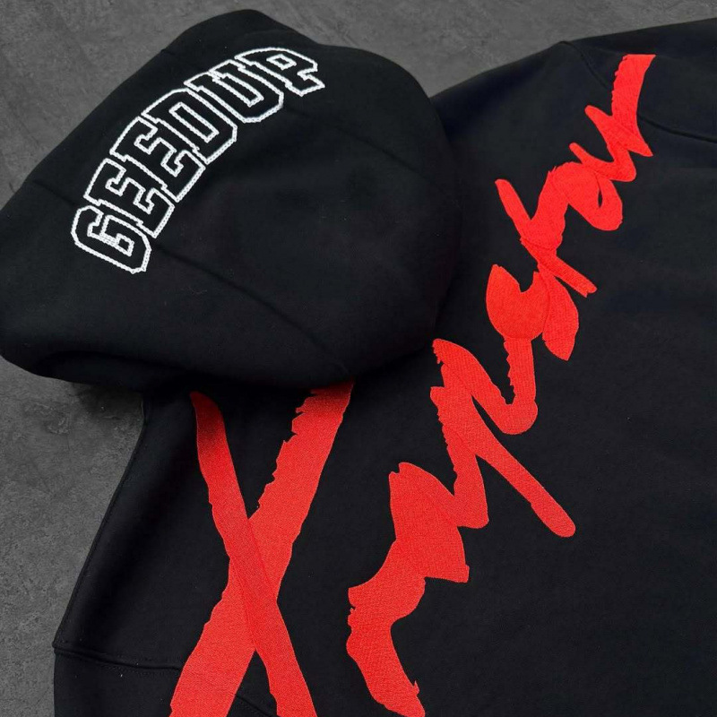 Bluza z kapturem w stylu streetwear z nadrukiem 3D – unisexowa, rozpinana bluza oversize w miejskim stylu i estetyce Y2K_voghion.com