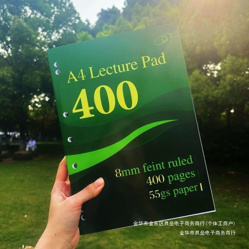 美式A4薄脆本大合集400页英语单词本超厚笔记本学生记事横线本子|undefined