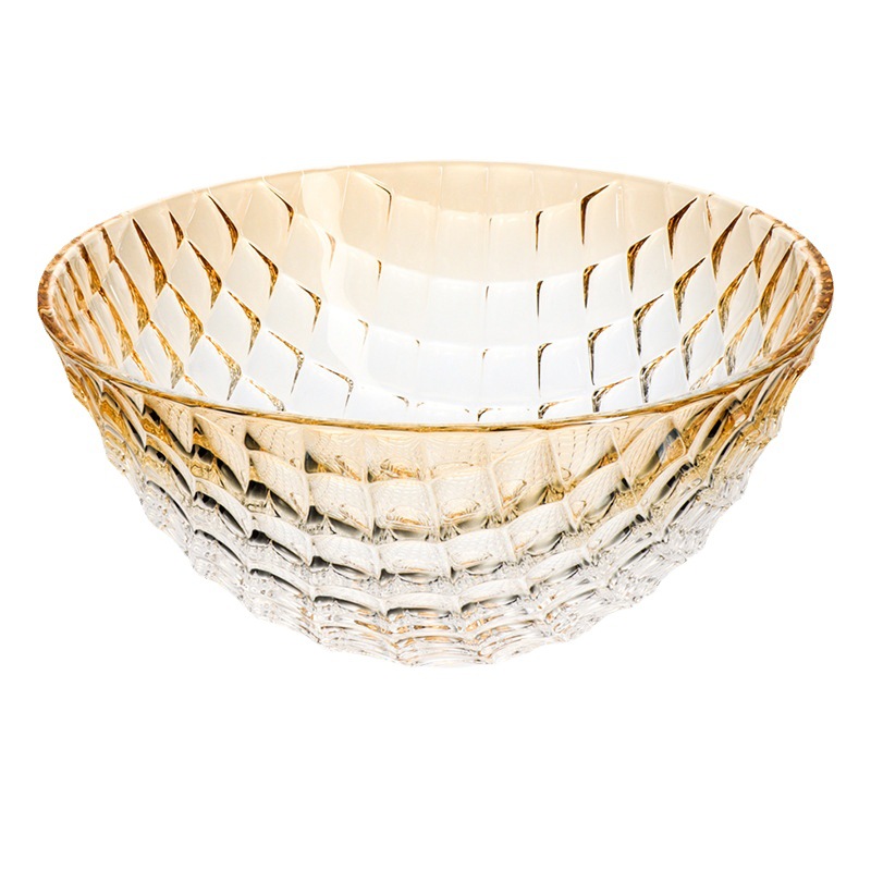 Cesta de frutas de cristal checo sala de estar mesa de té casera canasta de frutas creativa lujosa simple frutas bocadillos plato decoración de maceta image 6