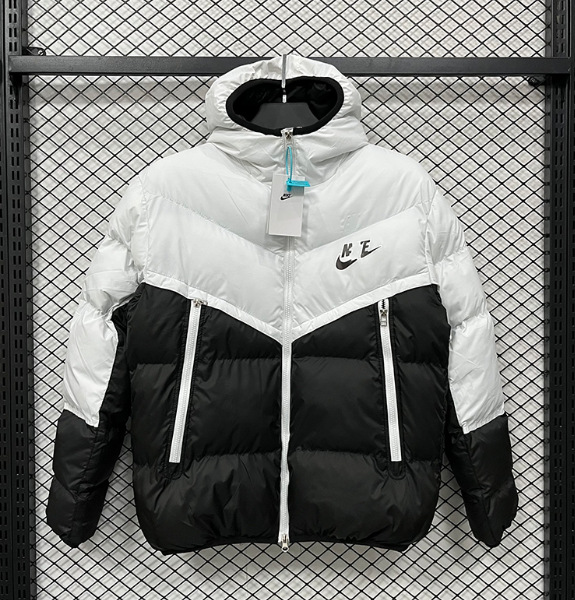 Invierno NK bordado chaqueta fluorescente de béisbol de algodón París grueso chaqueta de algodón con capuchón de fútbol abrigo cálido