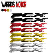 摩托车 3D 标志徽章柔性贴花侧贴纸适用于本田 PCX125 摩托车配件
