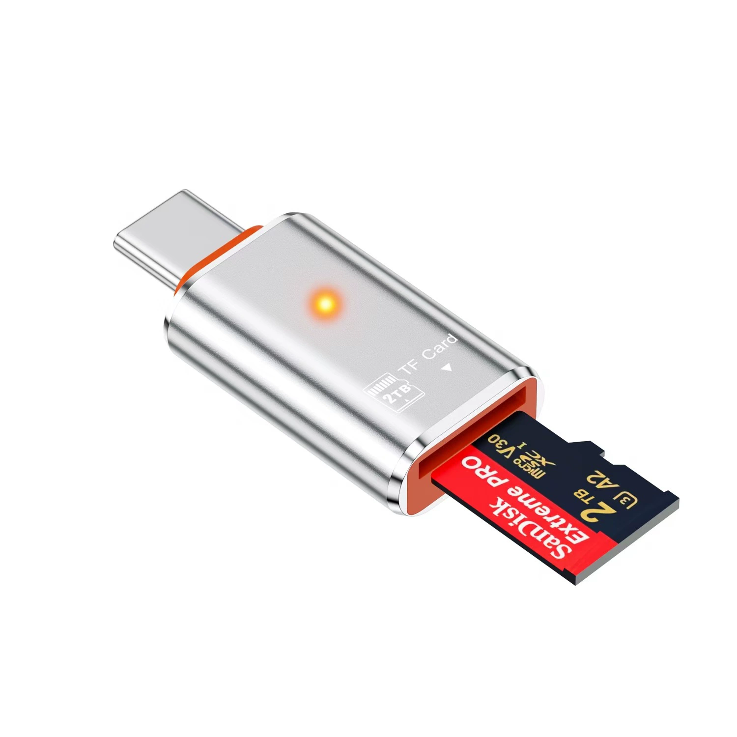  Applicable to Huawei type interface Apple 15TF card reader Metal OTG memory card 2TBTF card reader