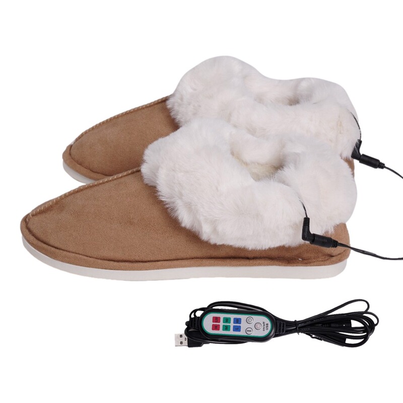 USB electric heating slippers USB5V shift heating warm shoes USB shoes strength factory in stock supply