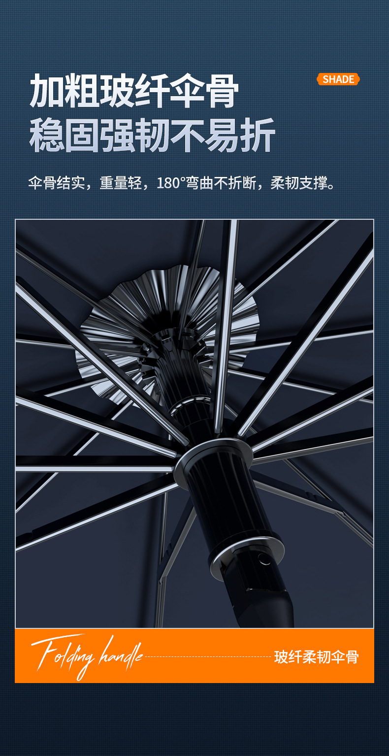 Cross-Border Hot-Selling Car Heat-Insulating Sunshade Umbrella, Laser Umbrella-Style Sunshade, Car Window Sunshade Curtain, Retractable Front Windshield Sunshade