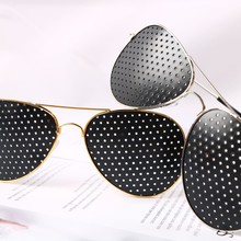 2023年厂家3025现货供应外贸站热销眼镜针孔微孔小孔眼镜 批发