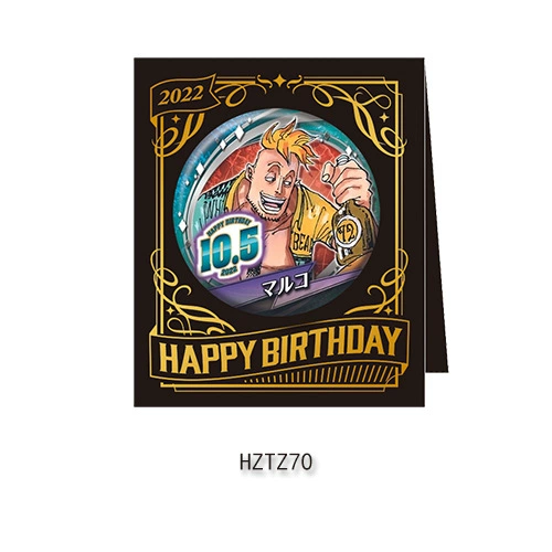 Бейдж дня рождения Comic Factory ONE PIECE Лuffy Zoro Chopper Sanji Nami стойка для бейджей на день рождения