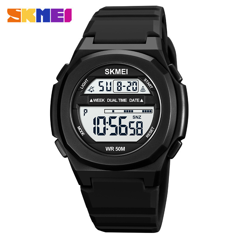 Skmei deportes al aire libre apariencia de los hombres y las mujeres multi-funcional reloj impermeable de los hombres de moda reloj electrónico 1821