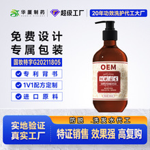 定制防脱养发洗发水加工OEM 控油去屑草本家用生姜洗发露贴牌工厂