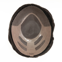 男士真人假发 跨境爆款 TOUPEE 发块 BOND 青岛实力工厂直供 一件