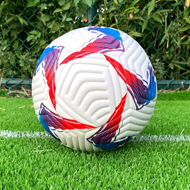ミシン縫いサッカーフットボールワールドカップヨーロッパカップアメリカカッププレミアリーグ試合トレーニングNo.5 PVCサッカー卸売|undefined