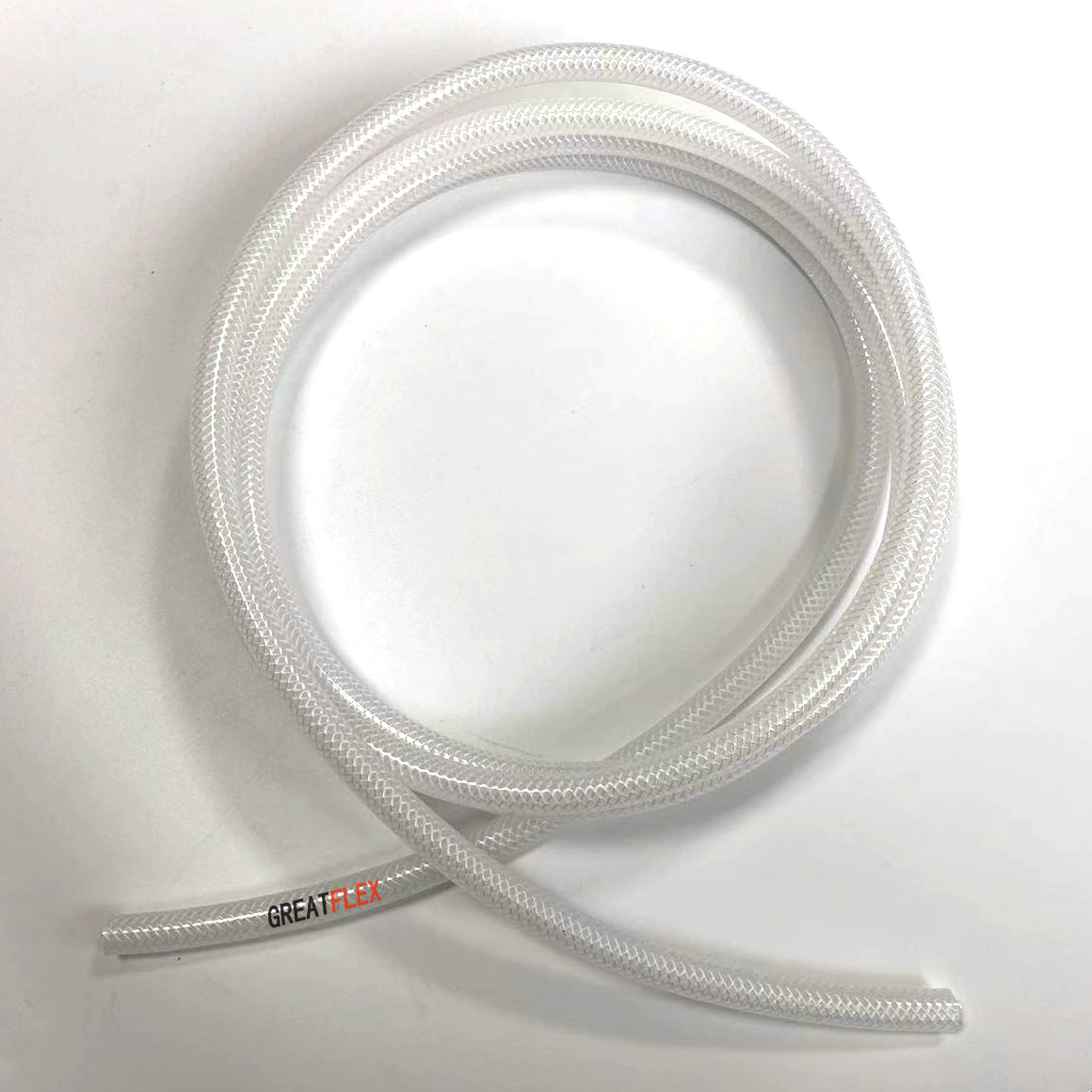 GREATFLEX尺寸齐全耐油透明编织防静电增强卸油软管厂家BP20