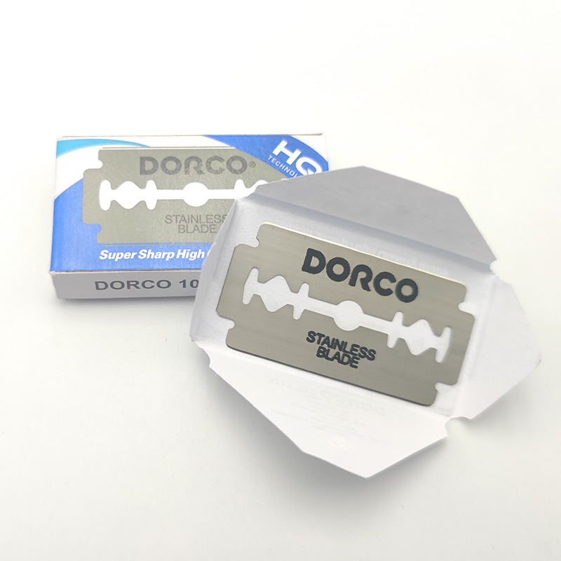 Cuchillas de afeitar manuales Deli de acero inoxidable, doble filo, herramientas de belleza para cejas y axilas, repuesto individual