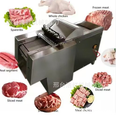 Exportación automática comercial máquina de corte de carne congelada gran corte de carne eléctrica máquina de corte de carne congelada