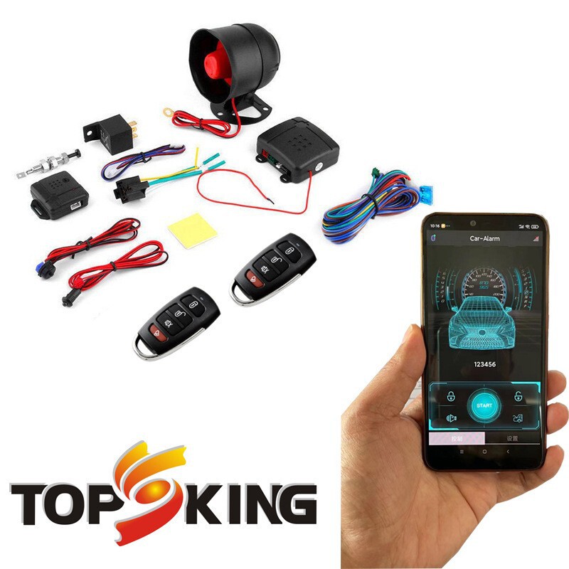 南美款电商产品 汽车防盗器 car alarm手机APP代替遥控器防盗系统|undefined