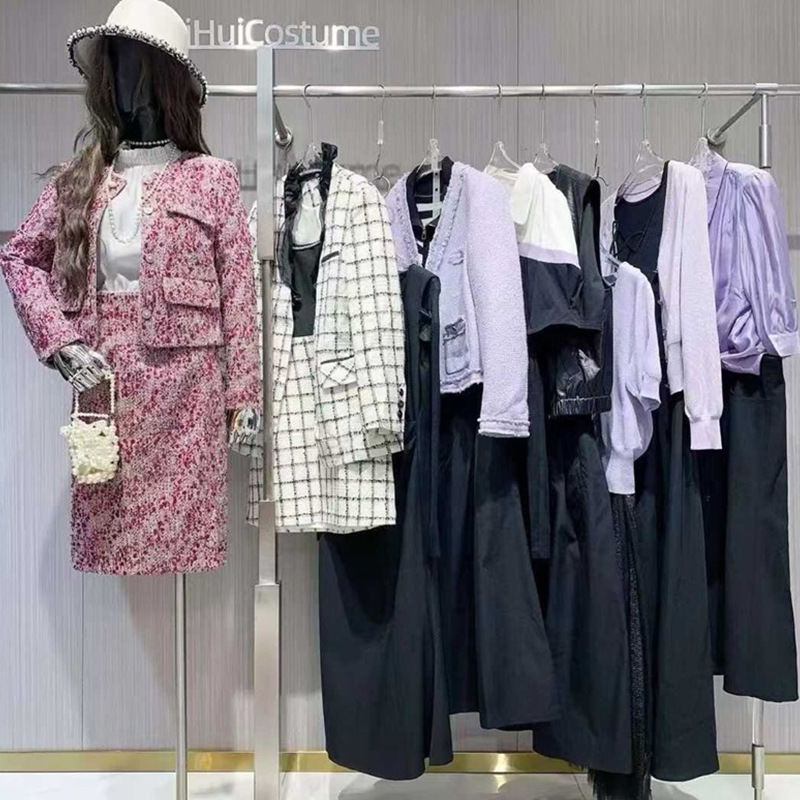 26 Spring Elegant and Simple Style Jackets, Trench Coats, Dresses, Pants Brand Discount Tiktok Kuaishou Live Streaming Supply Source