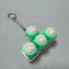 T-shaped transparent shell-silicone green cat claw