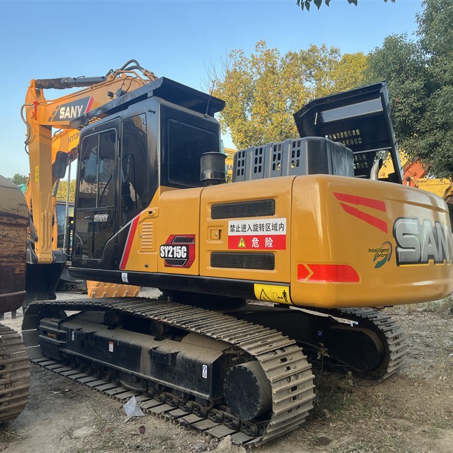 Exportación de Libia de segunda mano Sany SY215C excavadora 90% nueva garantía de calidad stock suficiente
