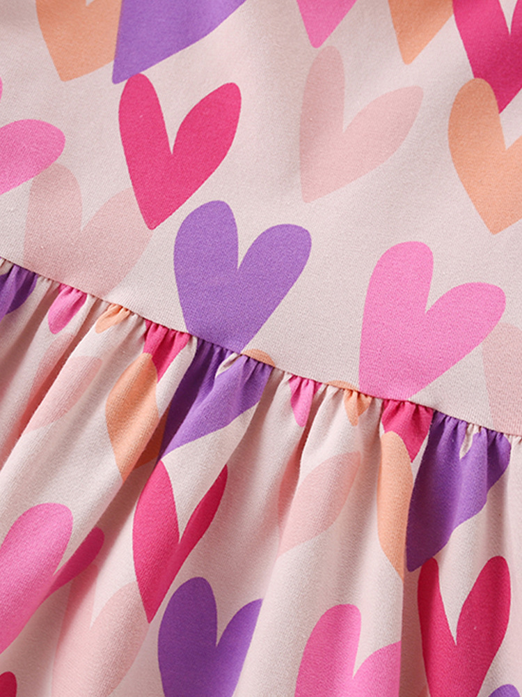 Vestido de princesa para niñas malwee transfronterizo nuevo estilo de verano vestido de verano de manga corta con cuello redondo para niños europeos y americanos