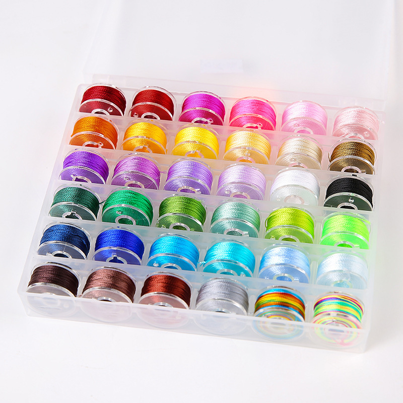 Mini 3-Strand 6-Strand 25-Color Boxed 36-Color Braided Hand Rope Thread Beaded Handmade Rope DIY Tassel Material