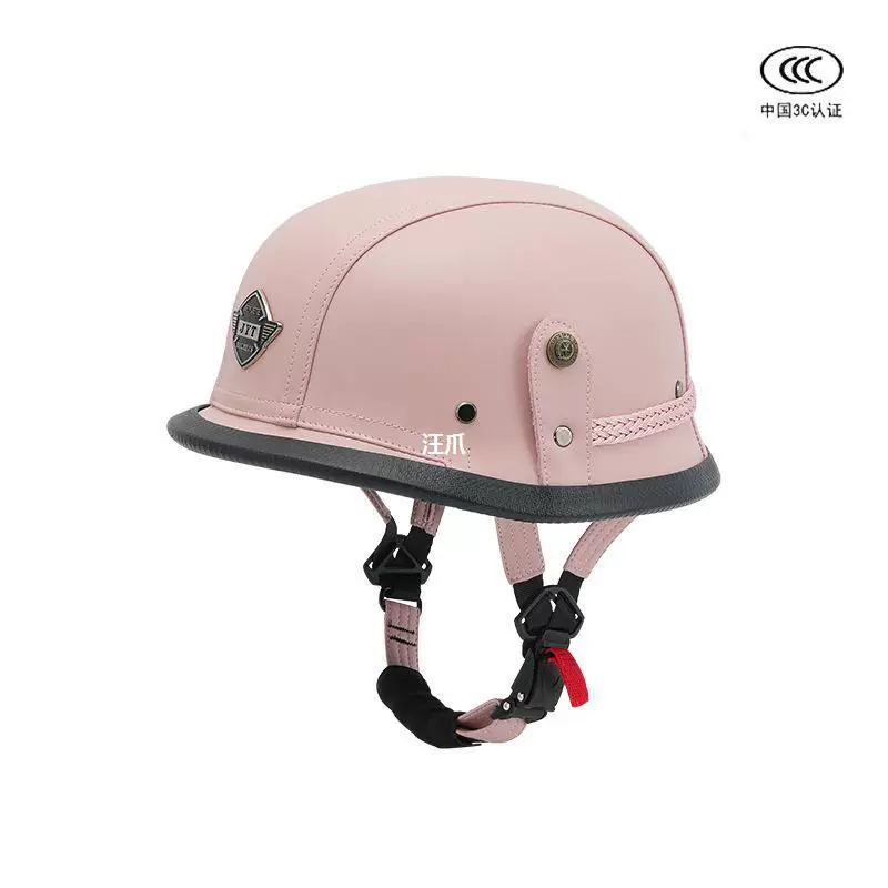 3C Немецкие мотоциклетные шлем винтажные полушлем мужской совок шлем круизный мотоцикл шлем электрический шлем