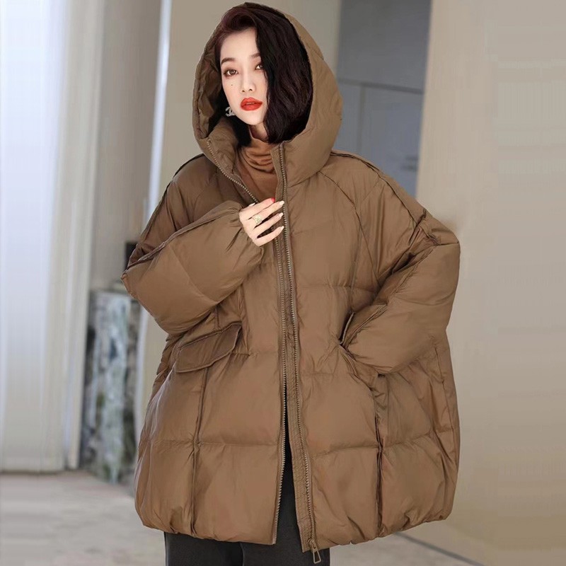 demi-season retro ethnic down jacket