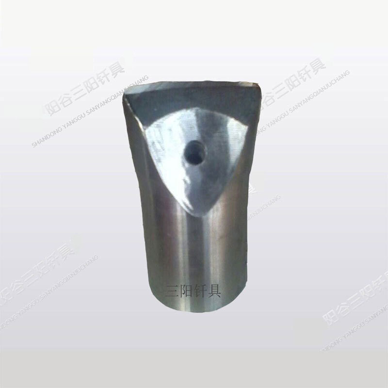 优质钢材锻造加工一字钎头毛坯 十字钎头库体 球齿钎头毛坯