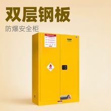 实验室危化品防爆柜化学品储存柜免安装钢制安全柜双锁防火防爆柜