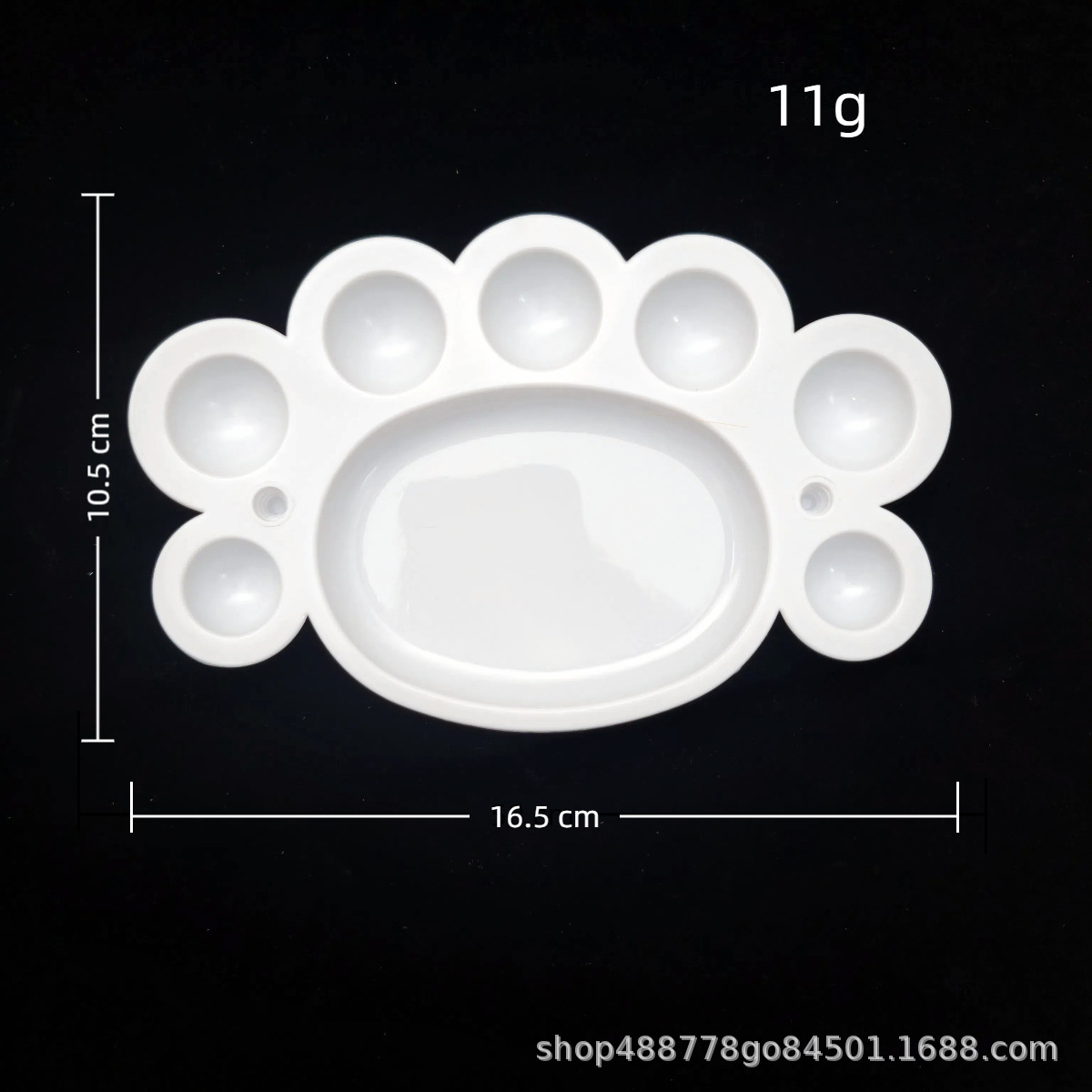 Paleta de color multi-especificación directa de fábrica   Pintura paleta acuarela pie pequeño tablero de pintura artística tablero de pintura manual