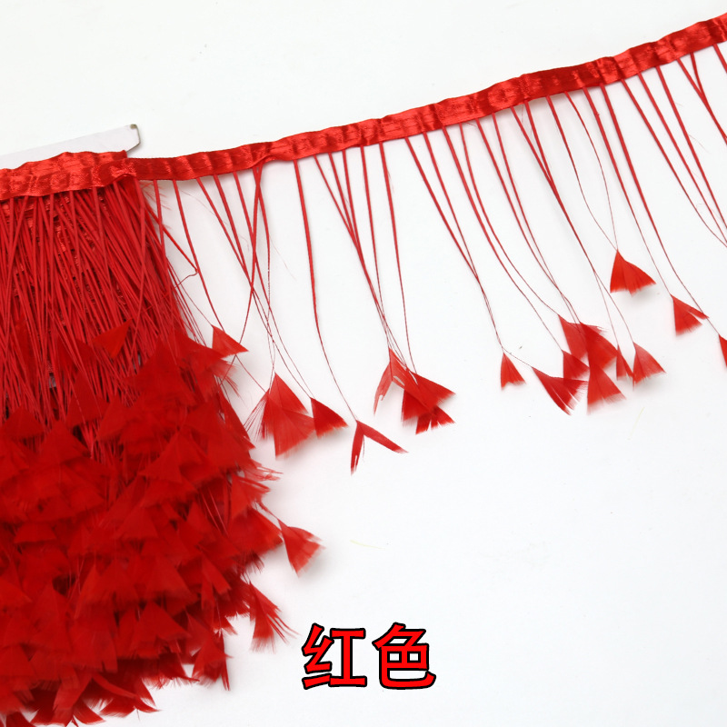 Plumas rojas al por mayor boda jardín de infantes diy plumas hechas a mano pieles de pavo pendientes de plumas de ganso accesorios accesorios de ropa image 64