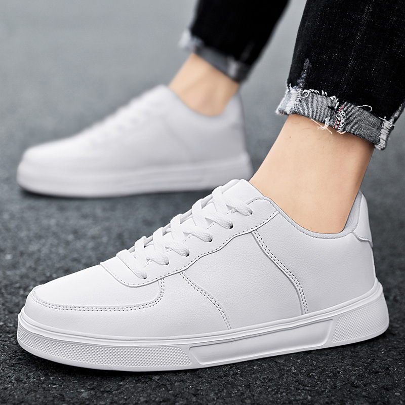 lightweight classic trend white sneakers for leisure