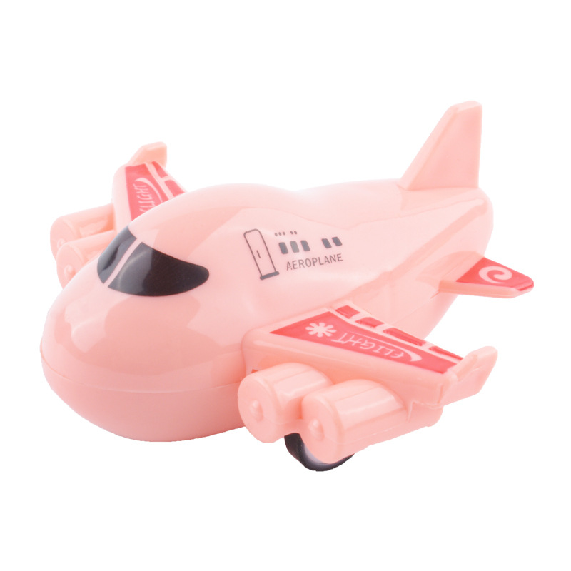 Juguetes para niños, mini avión pequeño, versión Q de dibujos animados, modelo de simulación de avión de pasajeros, regalo para bebés al por mayor