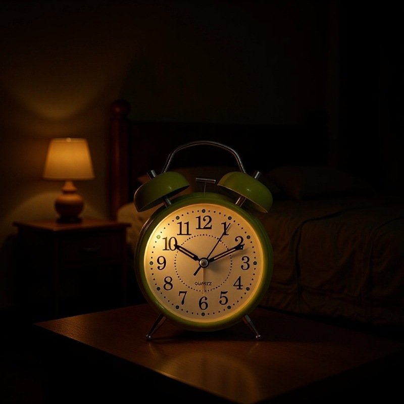 Reloj Despertador Metálico de 4 Pulgadas para Estudiantes de Secundaria, Reloj Infantil con Luz Nocturna Integrada, Reloj de Escritorio Pequeño, Venta al Por Mayor del Fabricante