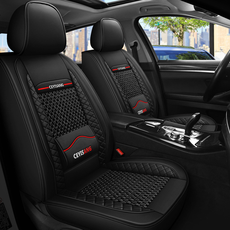 Universal – Seat cushion, seat cover Cushion Four Seasons Universal - glossy-black-pen