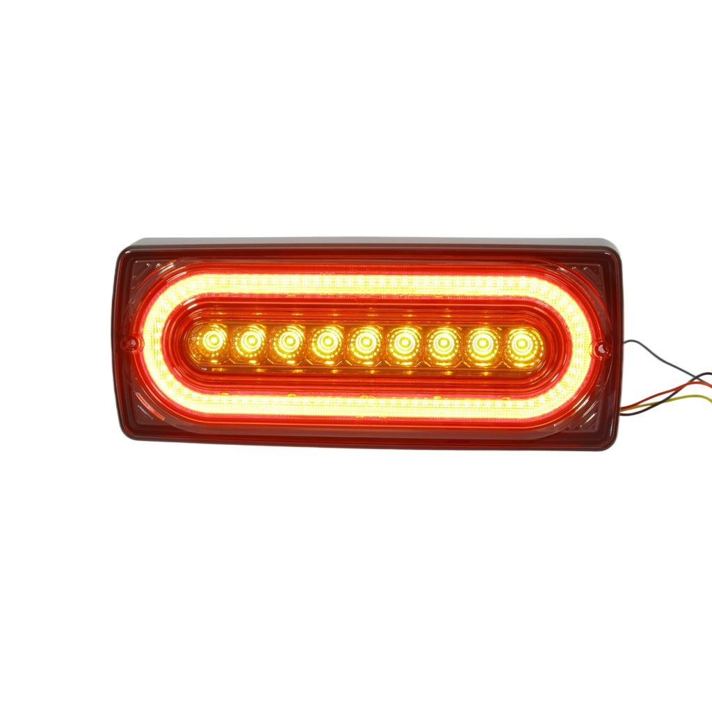 Aplicable a Mercedes-Benz Clase G w463g350g500 g55g63g65 cambio LED streamer luz trasera parachoques trasero Luz de niebla cambio