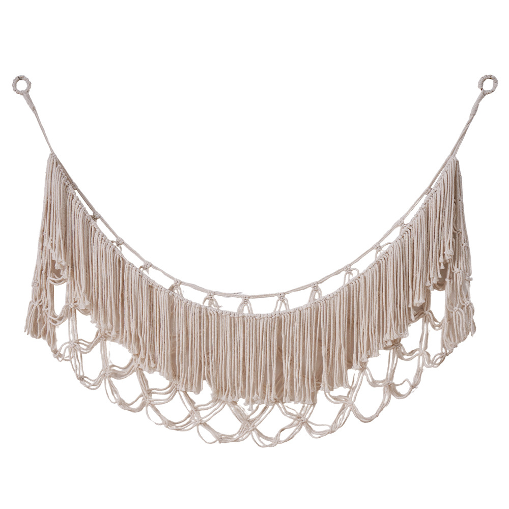 人形玩具収納ネットポケット綿紐吊り下げ人形ぬいぐるみ布人形壁織り収納ネットハンモックネットポケット