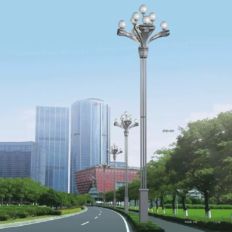 高杆户外景观街道广场玉兰灯仿古灯道路照明灯户外景观灯厂家