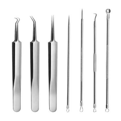 Manufacturer stainless steel acne clip, acne needle, cell clip, blackhead squeezing, acne removal beauty tool