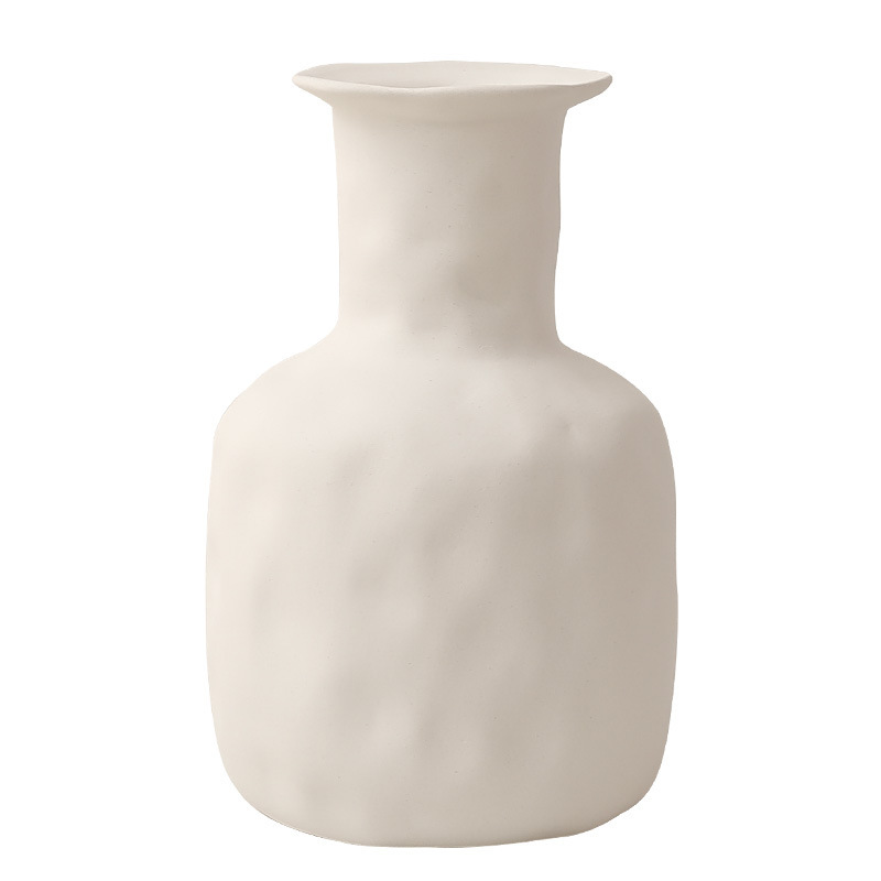北欧ins風シンプル素胚陶磁器花瓶置物ホームリビングルーム見本間酒棚玄関装飾品|undefined