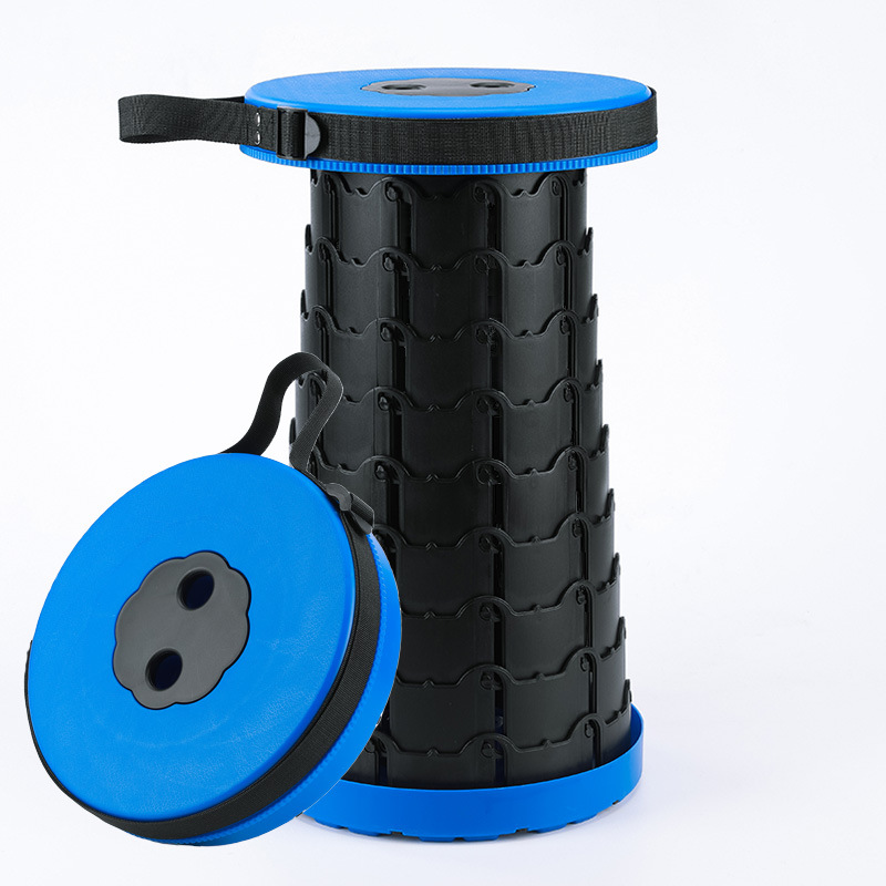 Taburete arco iris retráctil pequeño banco doméstico taburete de pesca ajustable portátil al aire libre asiento de cola de mano Maza